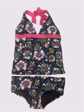 NWT, Women's Boden Floral Halter Tankini Set Size 6 Women